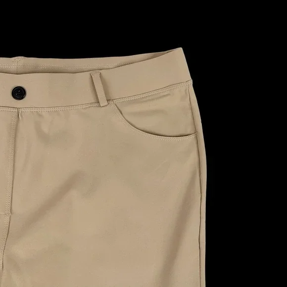 Baleaf Pants Women 2XLP Beige Elastic Waist Pull On Pockets Performance Stretch - Picture 4 of 16